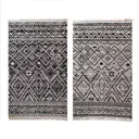 Коврик безворсовый ICARPET ПРОВАНС 854776 80x120 цвет черный