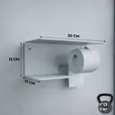 Держатель для туалетной бумаги Мастерская уюта зонт tpaper_2x_сполкой_белый цвет белый