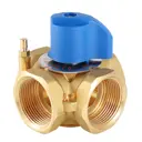 Клапан запорный Valtec VT.MIX04.G.07 DN32 PN10 1 1/4" ВР латунь