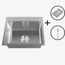 Мойка для кухни Big House HD6050-KD 50x60 см глубина чаши 21 см нержавеющая сталь цвет сатин