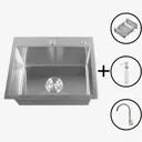 Мойка для кухни Big House HD6050-KDS 50x60 см глубина чаши 21 см нержавеющая сталь цвет сатин