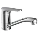 Смеситель для кухни Voda Splash поворотный излив 6.1 см цвет хром