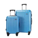 Чемодан Ridberg Discover (l+s) 50x71x28 см abs-пластик цвет синий