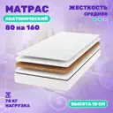 Матрас Джангл Джой 80x160 см беспружинный, односпальный