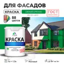Краска фасадная Malare Professional для дерева камня и кирпича УФ-стойкая быстросохнущая матовая цвет свежий орегано 1 л