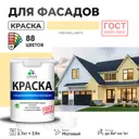 Краска фасадная Malare Professional для дерева камня и кирпича УФ-стойкая быстросохнущая матовая цвет тропический макарун 2.7 л
