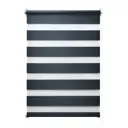 Рулонная штора Лентабел Шарлотта 38x160 см цвет серо-синий