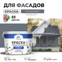 Краска фасадная Malare Professional для дерева бетона штукатурки быстросохнущая матовая цвет мокрый асфальт 9 л