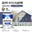 Краска фасадная Malare Professional для дерева бетона штукатурки быстросохнущая матовая цвет оникс 2.7 л