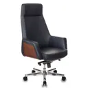 Офисное кресло Бюрократ _ANTONIO/BLACK 75.5x129x92 см кожа цвет черный