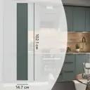 Фасад для кухонного шкафа Инта 14.7x102.1 см Delinia ID МДФ цвет зеленый