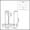 Люстра потолочная Lumion Dana 8004/3a 3 лампы 12 м² цвет черный