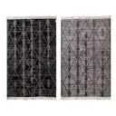 Коврик для ванной комнаты ICARPET 854738 120x80см цвет серый/серебристый