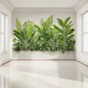 Фотообои на стену Фотообоикин "Зеленые листья" 400x271 см