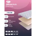 Топпер SkySleep Dream Plus на качалку 170x186 см, беспружинный, для дивана, жесткость: средняя, двуспальный, ортопедический, латексный