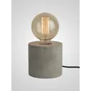 Настольная лампа бетонная Мелодия света Stone Light BL109 цвет серый