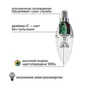 Набор ламп светодиодных Geniled 01377_4000_10 E14 220-240 В 9 Вт свеча матовая 720 Лм 10 шт