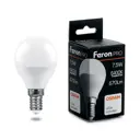 Набор ламп светодиодных Feron.PRO LB-1407 Шарик E14 7.5 Вт 6400K Холодный белый (голубой) 10 шт