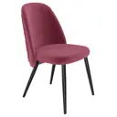 Стул Milavio Фаберже 35ч 46x85x58 см текстиль цвет коралловый
