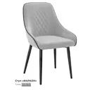 Стул Milavio Фараон28/31Ч 47x88x57 см Текстиль цвет серый