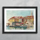 Картина в раме Postermarket "Средиземноморье" 40x30 см PM-3418