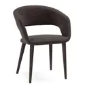 Стул Woodville Торган 59x76x60 см велюр цвет коричневый