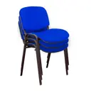 Комплект стульев 3 шт Nowy styl 47x82x60 см ткань цвет синий