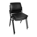 Комплект стульев 2 шт Nowy styl Isit black 45x81x55 см искусственная кожа цвет черный