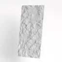 Гипсовая панель 3D Aratta Скала 071 4 белый 1200x600x55мм 0.72м²