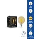 Лампа Voltega Loft Led светодиодная E27 8 Вт шар 750 Лм теплый свет для диммера