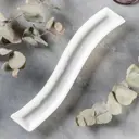 Блюдо сервировочное Magistro Бланш 4177899 6x30 см фарфор цвет белый