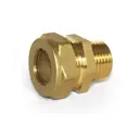 Муфта комбинированная Stahlmann 2"x50 мм НР латунь