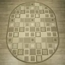 Ковер Белка Сегура Флурлюкс Сизаль 51004 50122 Овал 120x170 см Полипропилен Коричневый