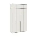Шкаф Миф 160x265.40x51 см 4 створчатый ЛДСП цвет дуб крафт белый