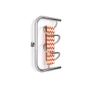 Полотенцесушитель водяной u-образный Zigzag Фокстрот Dw 40x60 см 1" нержавеющая сталь цвет серебро