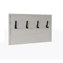 Настенная вешалка Domani 22x500x80 см цвет агат