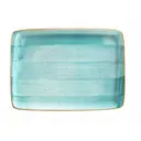 Блюдо сервировочное Bonna Aura Aqua 16x2x23 см фарфор цвет голубой