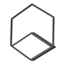 Светильник настенно-потолочный светодиодный Mantra Kubick 7762 10 м² теплый белый (желтый) свет цвет черный