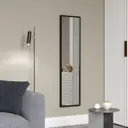 Зеркало декоративное Inspire Вега прямоугольник 30x120 см цвет черный