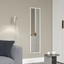Зеркало декоративное Inspire Вега прямоугольное 30x120 см цвет белый
