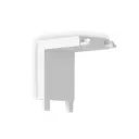 Коннектор жесткий для однофазного трекового шинопровода Ambrella light GV1103 2.6 см цвет белый