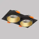 Светильник карданный Imex Il.0029.0012-2-bmg 2 м² под отверстие 6.5 см цвет золотой