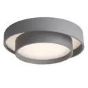 Светильник настенно-потолочный светодиодный Crystal lux Flor 0651/101 2 м² нейтральный белый свет цвет серый/серебристый