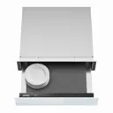 Ящик для подогрева Korting KW 601 GW 59.5x14.1см черное стекло