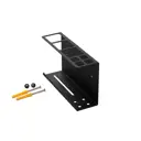 Стакан для зубных щеток MANZZARO 116132 сталь с покрытием цвет черный