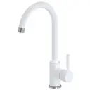 Смеситель для кухни однорычажный Esko Kitchen излив 25.6 см цвет белый