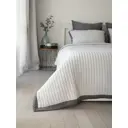 Покрывало DeNASTIA с пич эффектом 200x240 см серый U000470