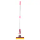 Швабра самоотжимная Лайма роликовый отжим, насадка PVA 27см, телескоп. черенок 70-125см