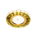 Светильник точечный встраиваемый Ambrella Light S225 WH/G/WH Led под отверстие 60 мм 6.3 м² цвет золото