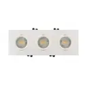 Светильник точечный встраиваемый DENKIRS DK3023-WH DK3020WW 10 м² цвет белый